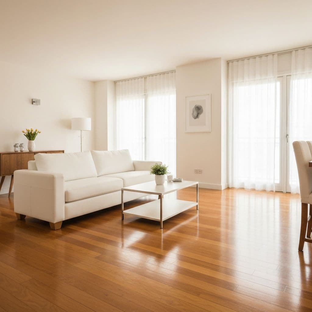 Beautifully clean living space